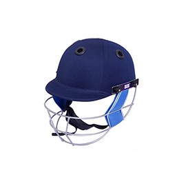 SS Cricket Legend Premium Cricket Helmet - Men's, Blue - Medium Size