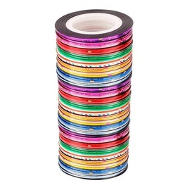 12 Cintillas Para Decoración De Uñas Surtidas