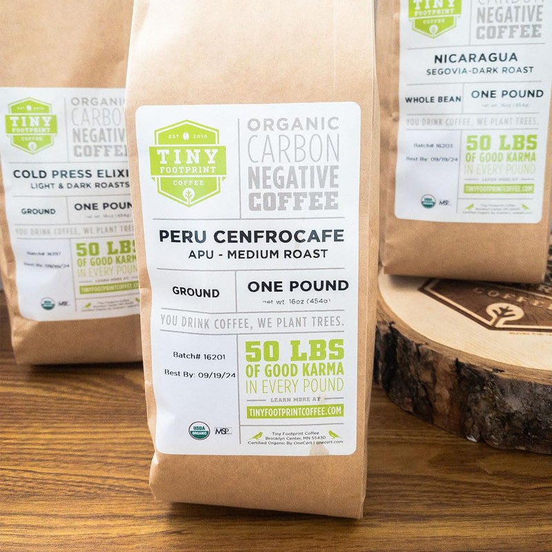 Tiny Footprint Coffee - Fair Trade Organic Peru APU Medium