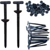 Nylon Universal Cable Tie Buckle, 50 Pcs Universal Heavy-Duty Self-Locking
