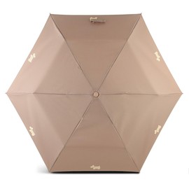 Radley London Womens Ladies Girls Radley DNA Mini Telescope Umbrella in Chai Stone