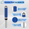 Pynsseu 4 Pcs Flush Trim Router Bits 1/4 Inch Shank