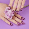 Wekcekcek Semi Cured Gel Nail Strips, 20pcs Gel Nail Polish