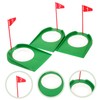 KOMBIUDA Regulation Size Golf Hole Cup Set 3 Putters for