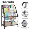 aboxoo Kids Bookshelf Todder Freestanding for Children Room 18 inches