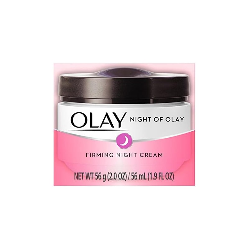 OLAY Night of OLAY Crema reafirmante 2 oz, Pacquete 6