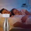 Metal Table Lamp Stepless Dimmable 3 Color Touch Control Rechargeable