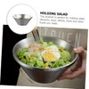 Alipis Stainless Steel Smoothie Dessert Bowl Serving Bowl for Salads