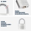 ABUS Titalium 64TI/50 Padlock - Basement Lock with Lock Body