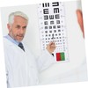 iplusmile Visual Testing Chart for Eye Exams Reusable Eye Chart