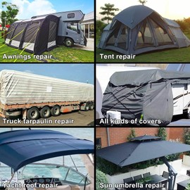 JIALAI HOME 10" Wide White Duct Tape, Heavy Duty Waterproof Tape 10 Inches x 30 Yards, 9 Mil, Strong, Flexible, No Residue, UV Resistant for Crafts & Home Improvement