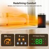 ZAFRO Space Heater, Ultra Quiet Portable Electric Heaters for Indoor