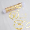 Yontree 60th Birthday Decoration Table Decoration Birthday Table Runner for