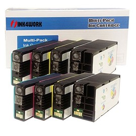 INK4WORK 8-Pack Compatible Ink Cartridge Replacement for Canon 1200XL MAXIFY MB2020 MB2320 (B/C/M/Y x 2)