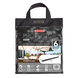 Bosmere Protector 6000 | Garden Parasol Umbrella Cover | L190cm circ.96cm | 100% Waterproof, UV Protected, Heavy Duty 600D | 6 Year Guarantee | D595