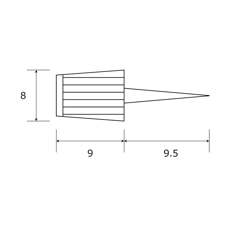 WAKI Thread Dowels Cream Approx. 100 Pcs