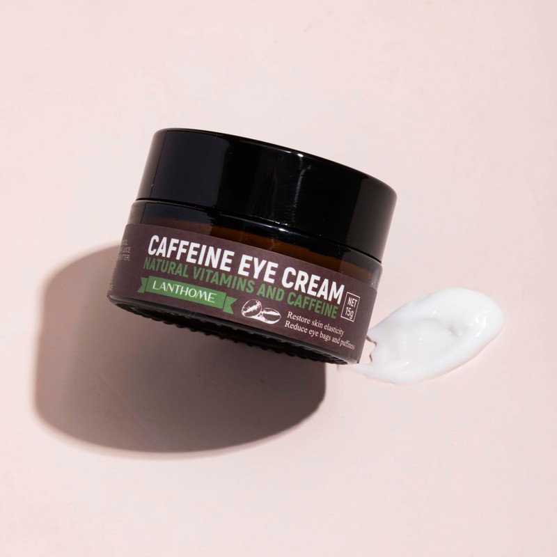 Caffeine Eye Cream with Natural Ingredients, 15 g, Anti-Aging Moisturizing