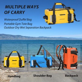 ESONE Dry Bags Waterproof Backpack for Men/Women Dry Bags for Kayaking Waterproof Backpack for Travel Dry Bag Backpack Waterproof Duffel Bag Applicable Boating Camping Paddle Board Surfing（90L）