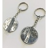 Ruth Bader Ginsburg Quote Keychain, "women belong in all places