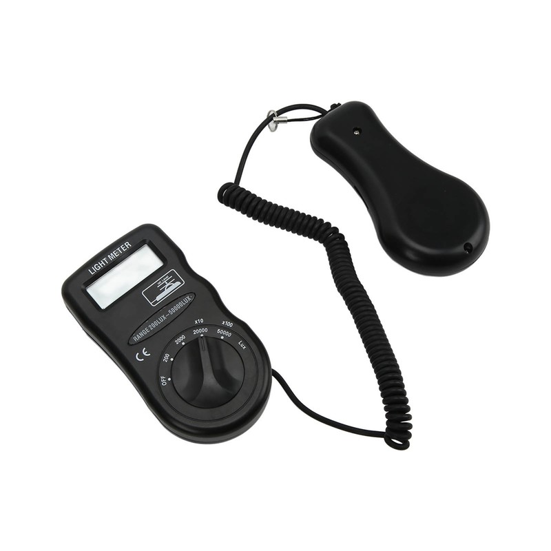 DT‑1300 Light Meter Digital Illuminance Meter with LCD Screen Portable
