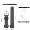 16mm Replacement Strap Compatible with Casio DW5600E 6900 GA100 110