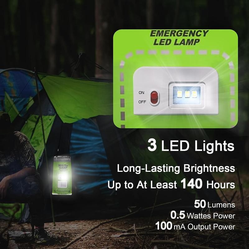 Lumi-Charge Portable Salt Water Emergency Lantern - No Battery Required