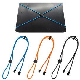 3 Pack Adjustable Fishing Graph Cover Straps,Fish Finder Bungee Strap Fastener,for Travel Protection Against Damage