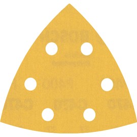 Bosch Bosch 5x EXPERT C470 Schleifpapier (fr Farbe auf Holz, ? 93x93 mm, K?rnung 400, Professional Zubeh?r Deltaschleifer)