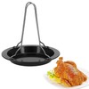 Westmark Hähnchengriller für den Backofen, Höhe: 19,6 cm, Rostfreier Edelstahl/Stahl,