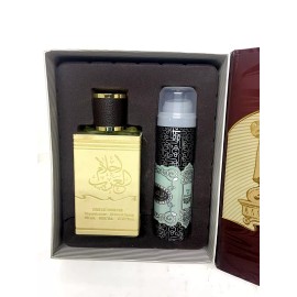 Triple Traders Ahlam al Arab Spicy Woody Musky Eau de Perfume 80ml with Deodrant by Ard Al