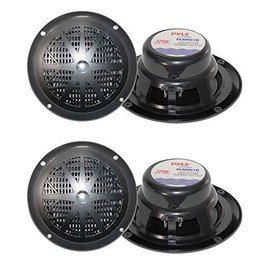 4 New PYLE PLMR61B 6.5" 240W Marine/Boat Dual Cone Waterproof Speakers Two Pair