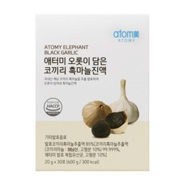 Atomy Black Garlic Essence Concentrate Clay Garlic Fermentation Atomy Review Atomy Etomi Efficacy Effect 30 sachets / 애터미 흑마늘 진액 원액 흙마늘 발효 에터미 후기 아토미 에토미 효능 효과 30포