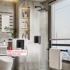 Heyalan 8 Inch Shower Head and Handle Set Square Shower