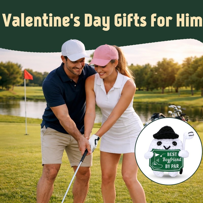 Golf Gifts for Boyfriend Crochet Golf Ball for Him Men