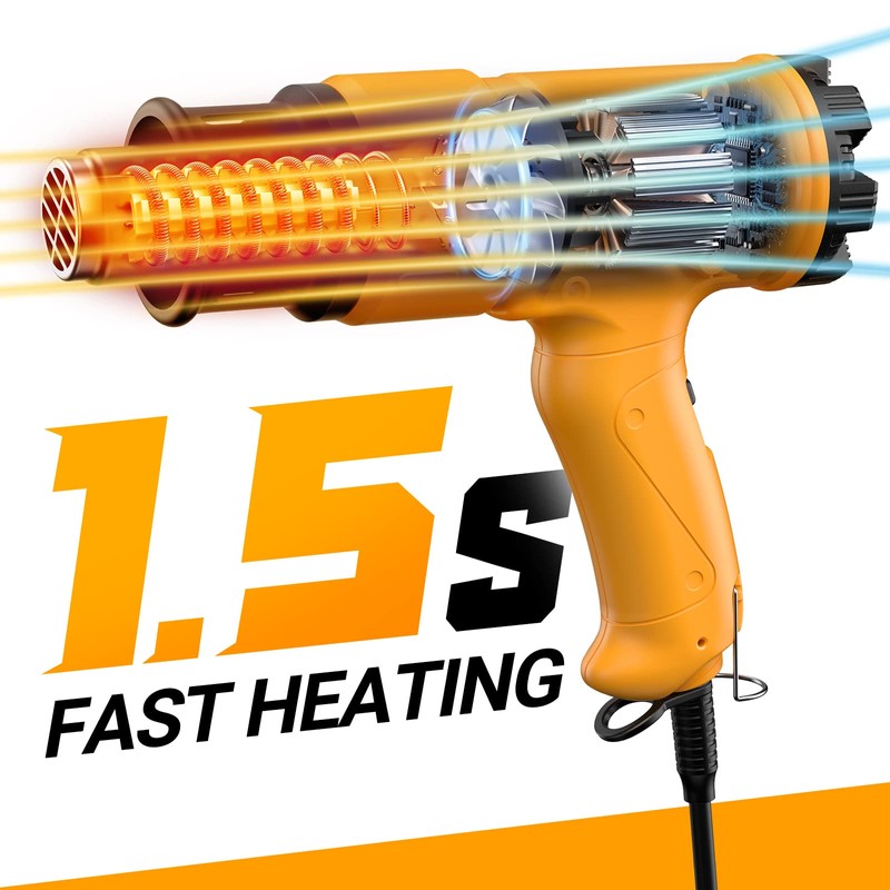 SEEKONE SEEKONE 2000W Professional Hot Air Gun 50- 600 Variable