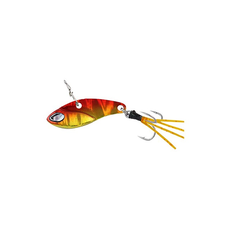 JACKALL Nano Vibe Lure, 0.08 oz (2.0 g), HL Red