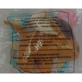 Mcdonalds' Happy Meal Animal Pals Number 4 Moose Plush Toy 1997