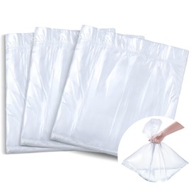 100 Piezas Revestimientos Desechables para Bañeras para Pies Bolsas Portátiles para Lavabo de Pies Bolsas Plásticas Finas y Grandes para Spa y Pedicura para Hotel Hogar, 25 x 23 Pulgadas