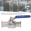 Sanitary Ball Valve Stainless Steel Quick Install Water Clamp Valve