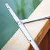 YO-yiHHG Aquatic Weed Cutter, Stainless Steel Collapsible Multipurpose Aquatic Plants