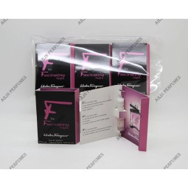 Salvatore Ferragamo F for Fascinating Night by Salvatore Ferragamo 0.05 fl oz Lots of 6 Vials Women