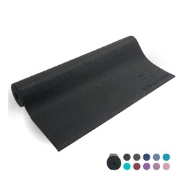 Everyday Yoga Non Slip Exercise & Fitness Mat - Eco Friendly, Anti-Tear, 3-7mm Thickness for Yoga, Pilates & Floor Workouts - Black