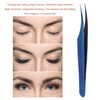 Stainless Steel Individual False Lashes Extension Tweezer for Volume Eyelash,