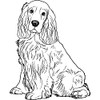 Azeeda A8 'Cocker Spaniel' Unmounted Rubber Stamp (RS00039063)