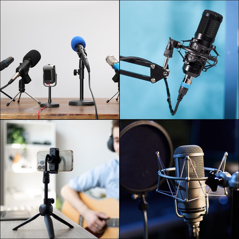 QUARKZMAN Microphone Stand Adapter 1/4-20 Female to 1/4-20 Female Camera