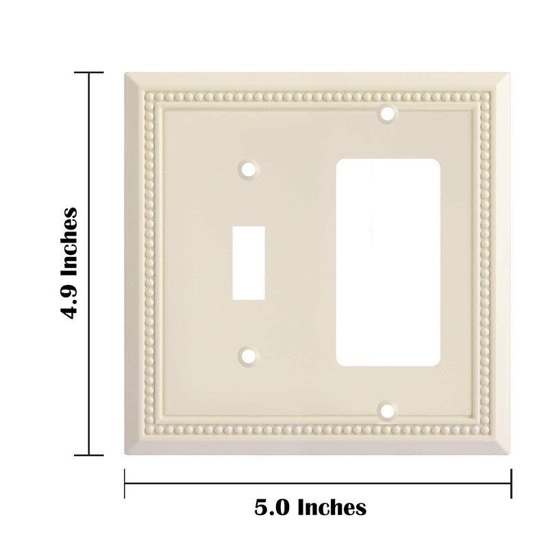 Henne Bery Sunken Pearls Heavy Duty Decorative Wall Plate Switch