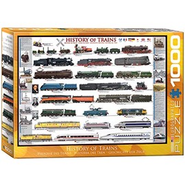 EuroGraphics History of Trains 1000 Piece Puzzle, 6000-0251