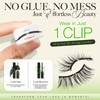 LASHVIEW Magnetic Eyelashes Natural Look, Reusable Soft Magnetic Lashes Kit