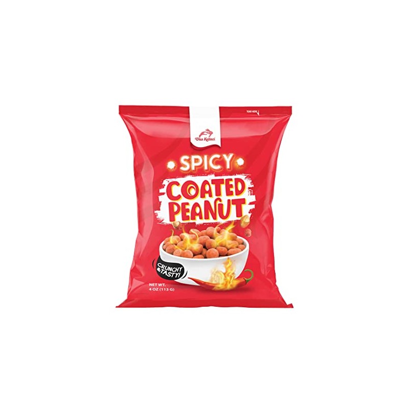 Deka - Kacang Shanghai (Coated Peanuts) Spicy Flavor 4oz (Pack
