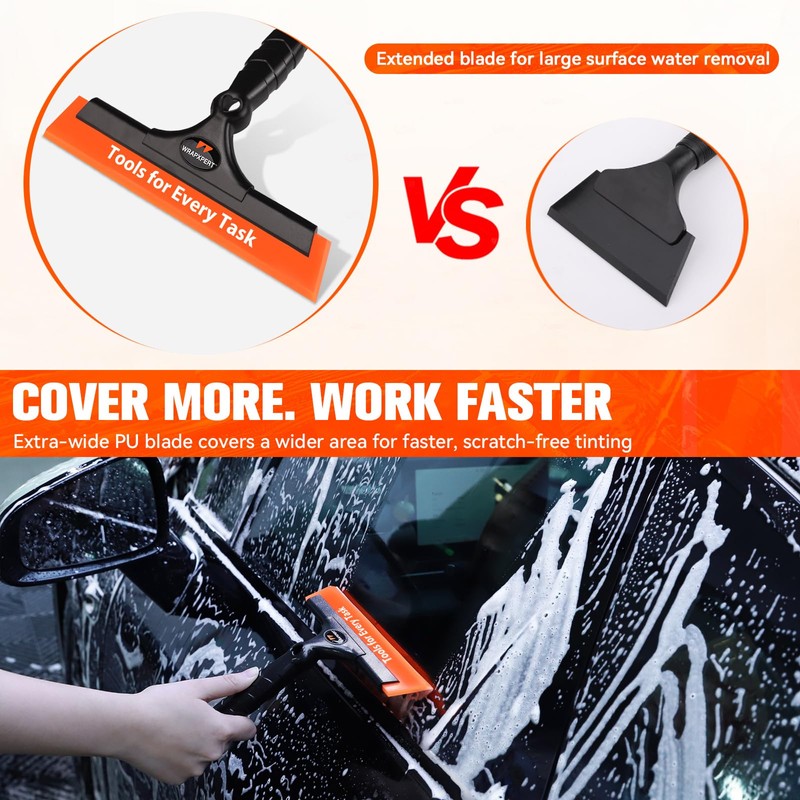 WRAPXPERT Window Tint Tools Kit, 3-Step Professional Window Tint Squeegee